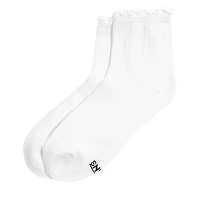 Vans Lettuce Have It Half Crew Socks in White, Nylon