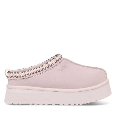 UGG Women's TAZZ Platform Slippers Bay Fog Lilas, Suede