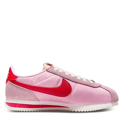 Nike Women's Cortez Sneakers Pink/Red Rose Misc, Suede