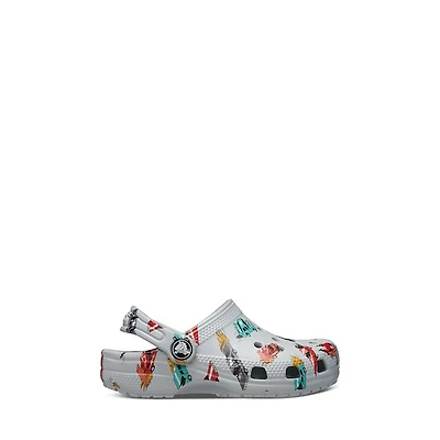 Crocs Toddler's Classic Race Car Clogs Gris Misc, Toddler