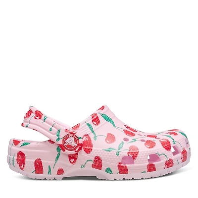 Crocs Little Kid's Classic Cherry Clogs Rose Misc, Largeittle Kid