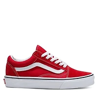 Vans Old Skool Sneakers Rouge, Womens / Mens Canvas