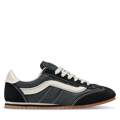 Vans Super Lowpro Sneakers Black/Off-White Black White, Womens / Mens Suede