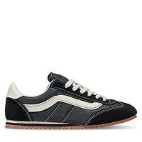 Vans Super Lowpro Sneakers Black/Off-White Black White, Womens / Mens Suede