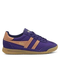 Gola Women's Tornado Sneakers Purple/Orange, Suede