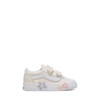 Vans Toddler's Old Skool V Sneakers Off-white/Floral White Os Div., Toddler Canvas