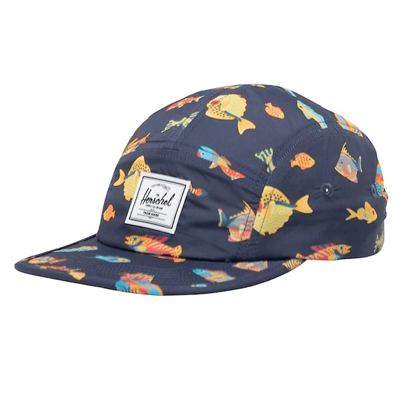 Herschel Supply Co. Kids Beach UV Something Fishy Cap in Marine Misc, Nylon