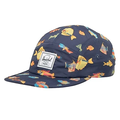 Herschel Supply Co. Kids Beach UV Something Fishy Cap in Marine Misc, Nylon