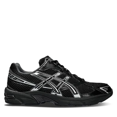 ASICS GEL-1130 Sneakers Black/Silver, Womens / Mens Leather