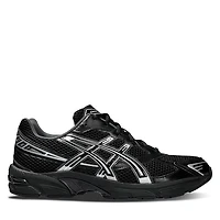 ASICS GEL-1130 Sneakers Black/Silver, Womens / Mens Leather