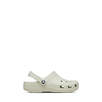 Crocs Toddler's Classic Clogs in Linen in White Os, Size Toddler 9