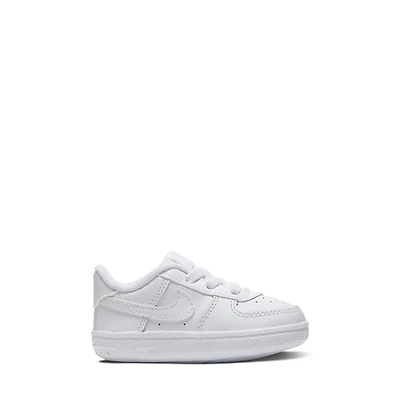 Nike Baby's Air Force 1 Crib Shoes White, Baby Leather