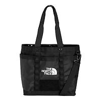 The North Face Explore Utility Tote Bag in Black White, Polyester