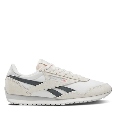 Reebok Women's Classic AZ Sneakers Chalk/Gray/Black White Black, Suede