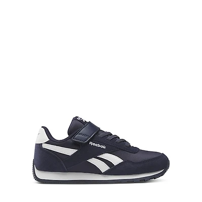 Reebok Little Kid's Glide Low Sneakers Blue/White Marine, Largeittle Kid Suede