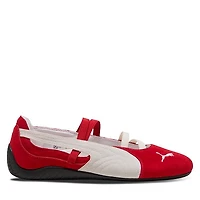 Puma Women's Speedcat Ballet Shoes Red/White Rouge Misc, Leather