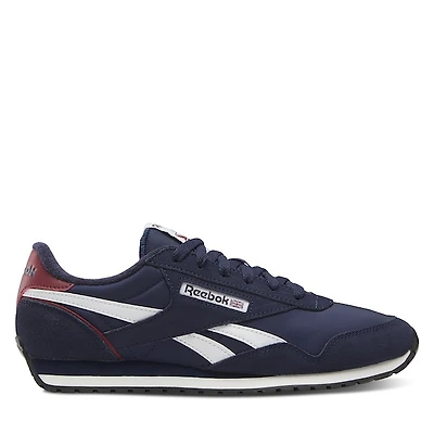 Reebok Men's Classic AZ Sneakers Blue/White Marine Misc, Suede