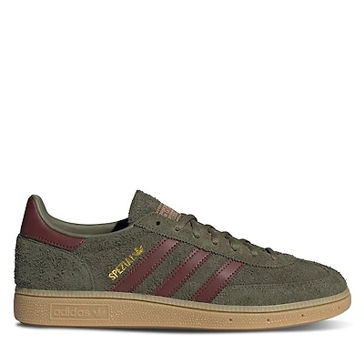 adidas Men's Handball Spezial Sneakers Dark Green/Brown, Suede