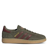 adidas Men's Handball Spezial Sneakers Dark Green/Brown, Suede