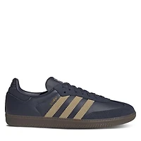 adidas Men's Samba OG Sneakers Navy/Beige Marine, Leather