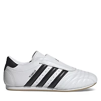 adidas Women's Taekwondo Slip-On Sneakers White Black, Leather