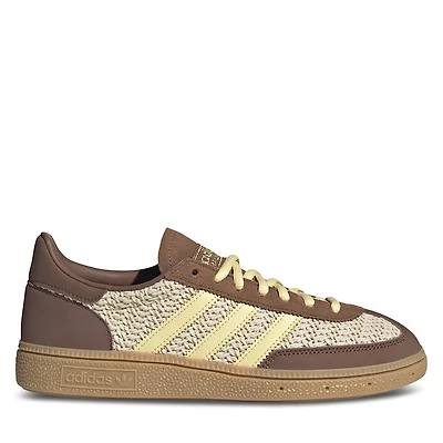 adidas Women's Handball Spezial Sneakers Brown/Yellow Brun Misc, Leather