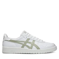 ASICS Men's Japan S Sneakers White/Green, Leather
