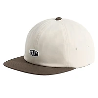 Vans Hex Logo Snapback Cap in Chalk/Brown in White Os Div., Nylon