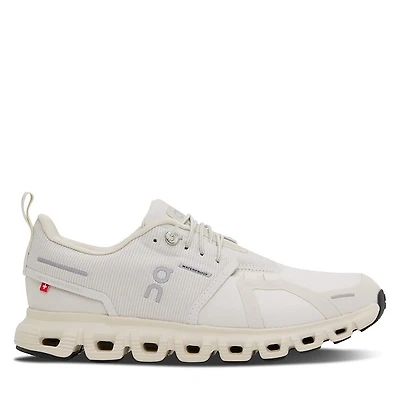On Women's Cloud 6 Waterproof Athletic Sneakers Pearl Naturel, Rubber
