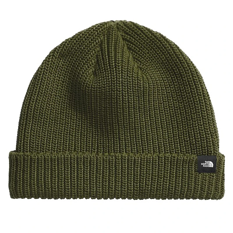 The North Face Fisherman Beanie Hat in Green, Polyester