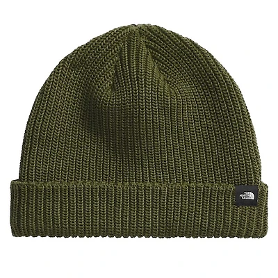 The North Face Fisherman Beanie Hat in Green, Polyester