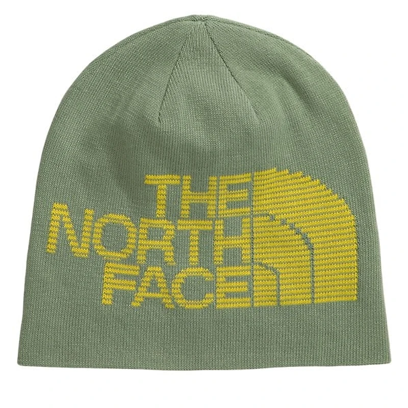 The North Face Reversible Highline Beanie Hat in Green, Polyester