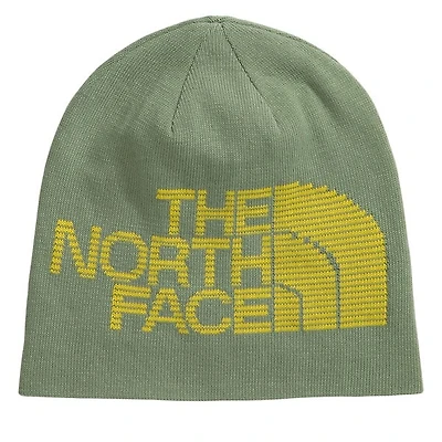 The North Face Reversible Highline Beanie Hat in Green, Polyester