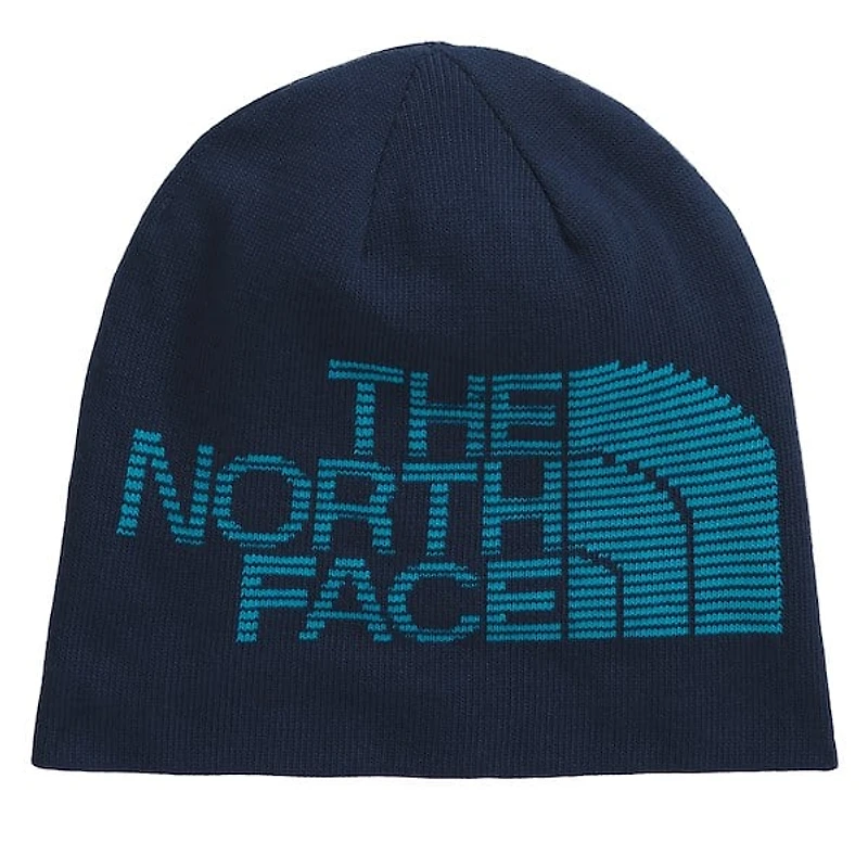 The North Face Reversible Highline Beanie Hat in Marine Misc, Polyester