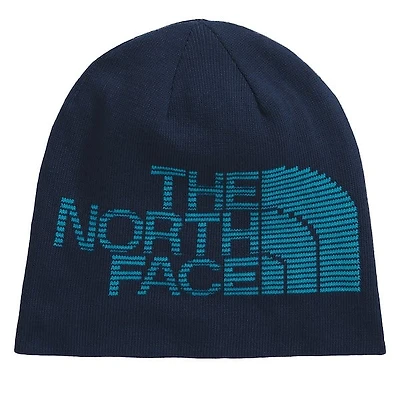 The North Face Reversible Highline Beanie Hat in Marine Misc, Polyester