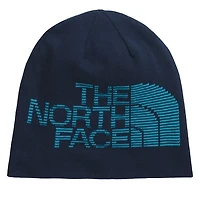 The North Face Reversible Highline Beanie Hat in Marine Misc, Polyester