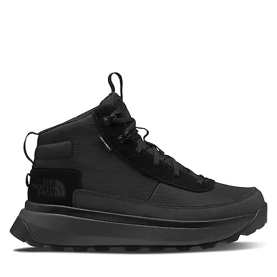 The North Face Men's Bergen Mid WP Winter Waterproof Boots Black, Suede