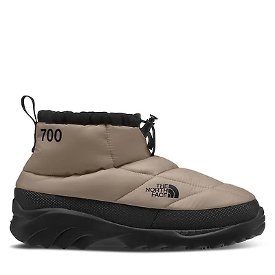 The North Face Nuptse Traction Chukkas Taupe/Black, Womens / Mens Polyester