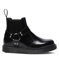 Dr. Martens 2976 Harness Chelsea Boots Black, Womens / Mens Leather