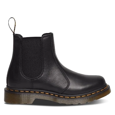 Dr. Martens Women's 2976 Virginia Leather Chelsea Boots Black,
