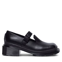 Dr.Martens Women's Maybole Square Toe Mary Jane Shoes Black, Leather