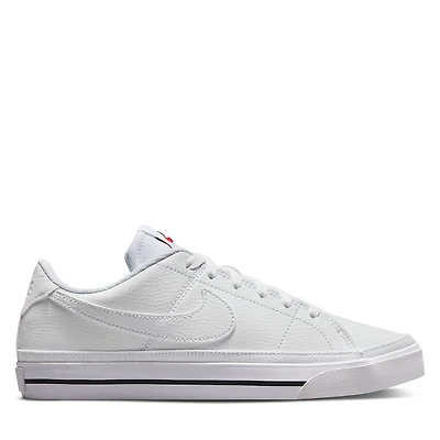 Nike Women's Court Legacy Next Nature Sneakers White Black, Leather