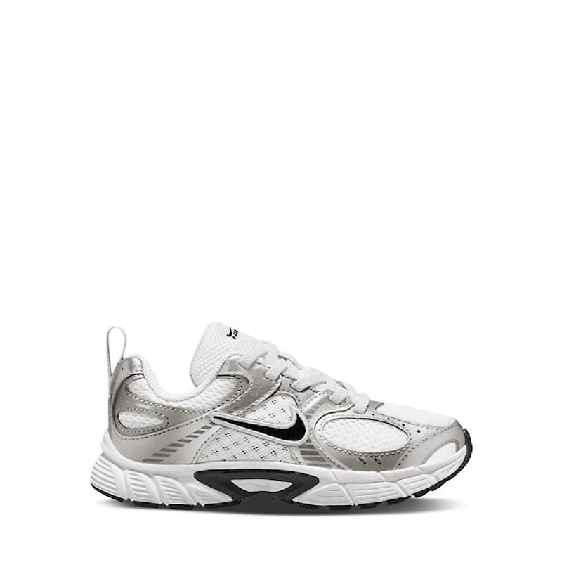 Nike Little Kid's V5 RNR Sneakers White/Gray/Black White Misc, Largeittle Kid Leather