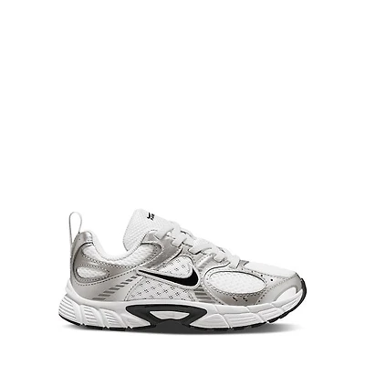 Nike Little Kid's V5 RNR Sneakers White/Gray/Black White Misc, Largeittle Kid Leather