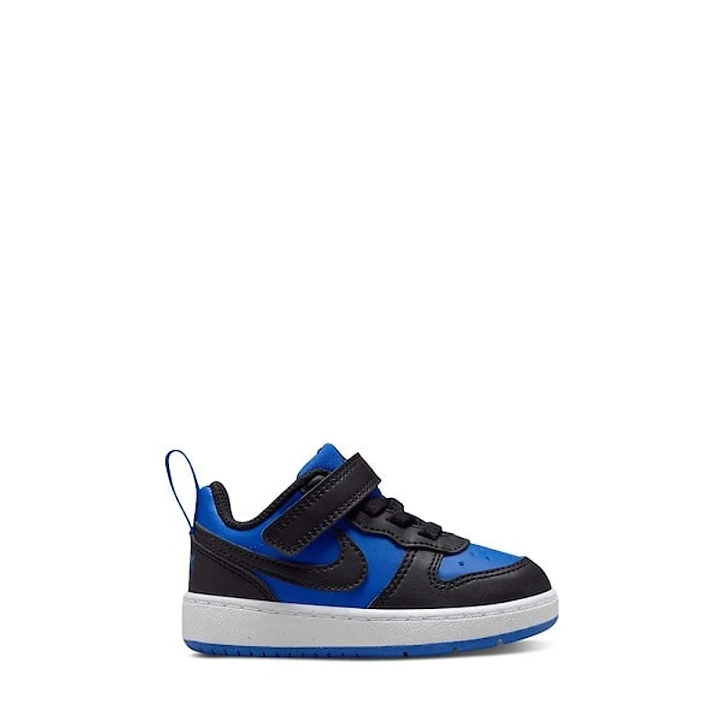 Nike Toddler's Court Borough Low Sneakers Blue/Black Marine Misc, Toddler Leather