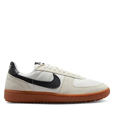 Nike Women's Field General Sneakers Ivory/Black White Os Div., Leather