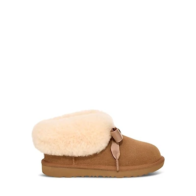 UGG Little Kid's /Big Bailey Slippers Beige, Kid Suede