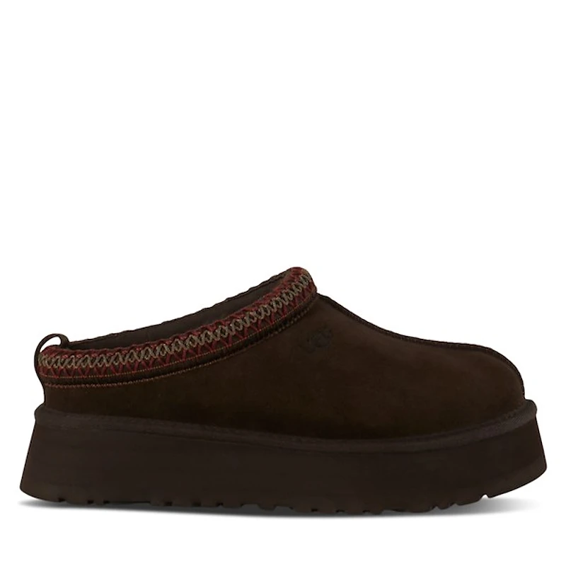 UGG Women's Tazz Platform Slippers Dusted Cocoa Brun, Suede