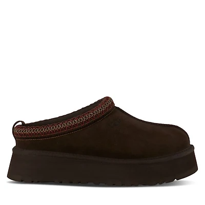 UGG Women's Tazz Platform Slippers Dusted Cocoa Brun, Suede