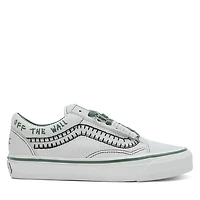Women's Premium Old Skool Cocona x Vans Sneakers White/Green, Suede